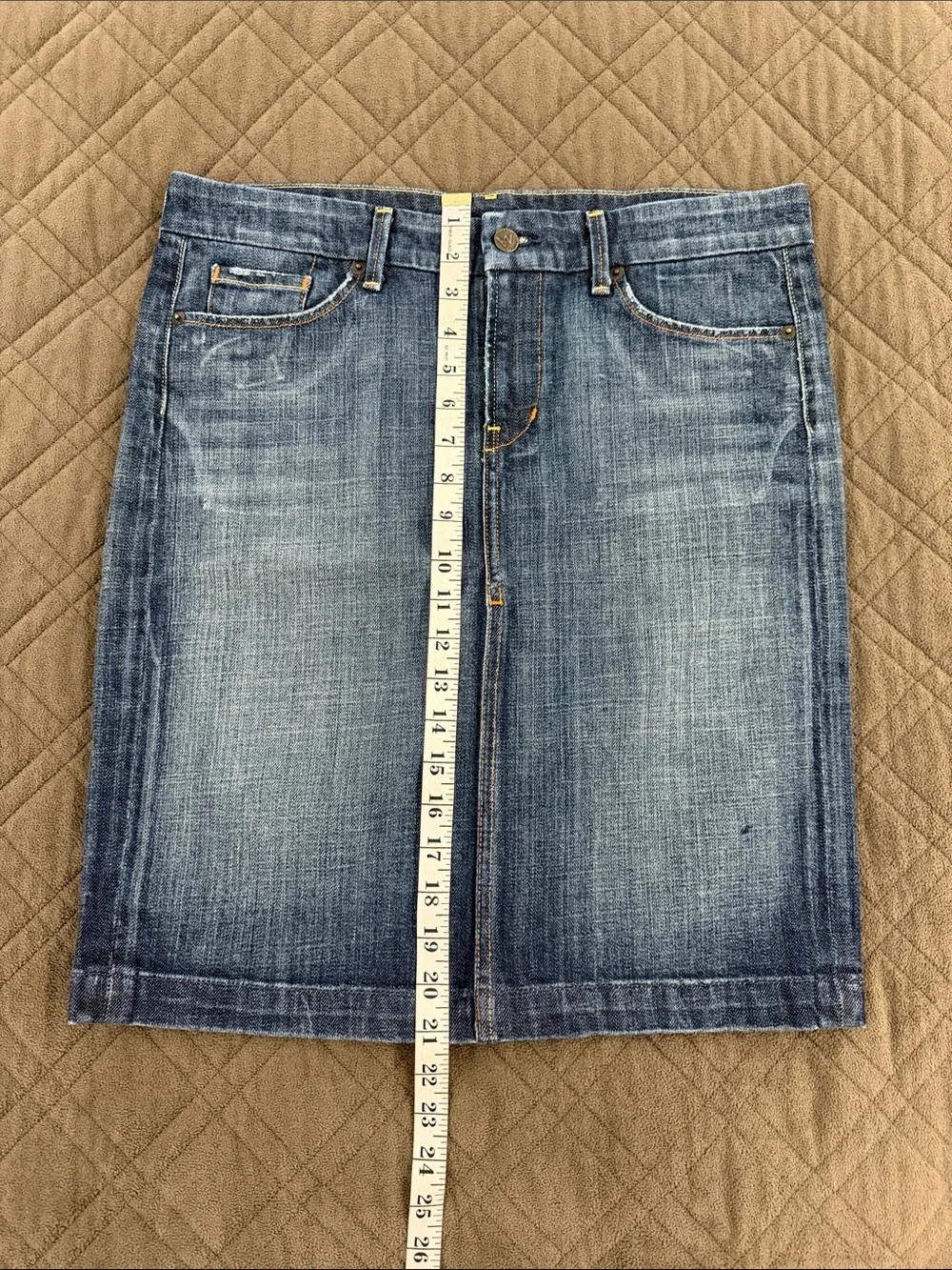 Citizens of Humanity Denim Knee Length Skirt size 30